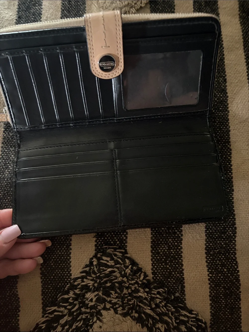 Coach glossy patent